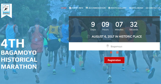 Case study: Bagamoyo Historical Marathon Website